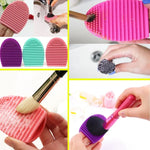Cọ rửa trang điểm silicone làm sạch, Dụng cụ chà rửa