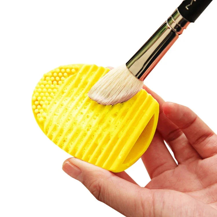 Cọ rửa trang điểm silicone làm sạch, Dụng cụ chà rửa