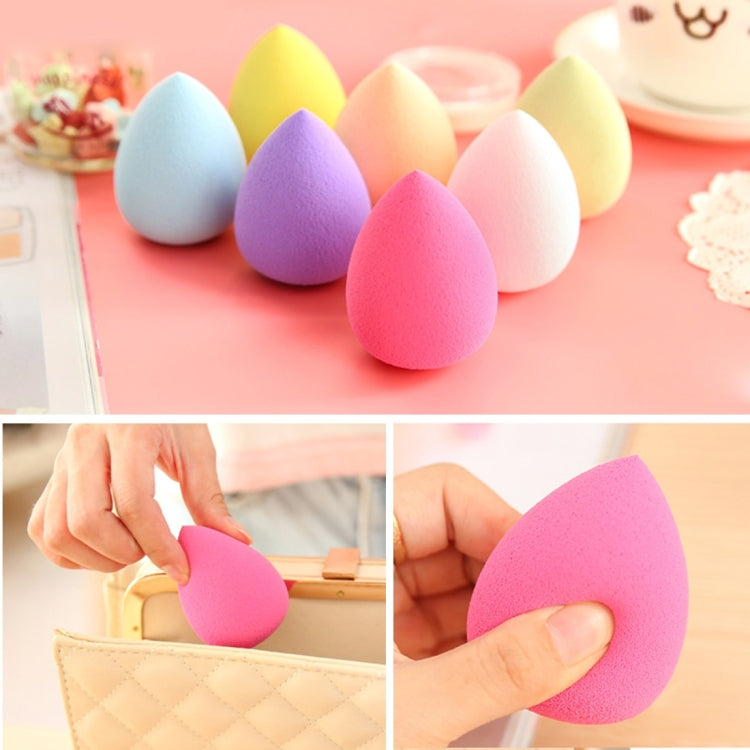 Bông mút trang điểm tán kem nền hình giọt nước làm đẹp da mặt, bông mút mềm mịn, bông tẩy trang, giao màu ngẫu nhiên, S-HCB-1104B, S-HCB-1104F, S-HCB-1104L, S-HCB-1104M, S-HCB-1104W, S-HCB-1104Y