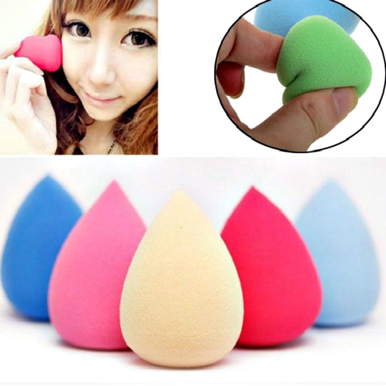 Bông mút trang điểm tán kem nền hình giọt nước làm đẹp da mặt, bông mút mềm mịn, bông tẩy trang, giao màu ngẫu nhiên, S-HCB-1104B, S-HCB-1104F, S-HCB-1104L, S-HCB-1104M, S-HCB-1104W, S-HCB-1104Y
