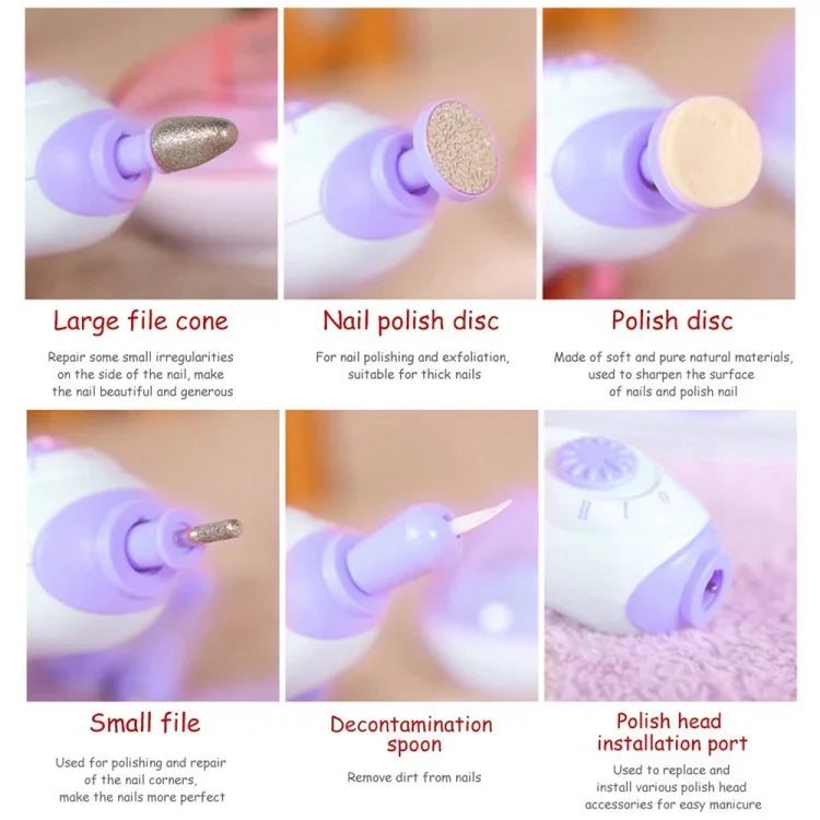 Bộ dụng cụ chăm sóc móng chân 6 trong 1