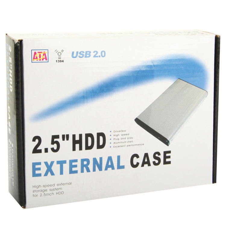 Vỏ ổ cứng ngoài SATA 2.5 inch, kích thước: 126mm x 75mm x 13mm, SATA (Đen), SATA (Bạc), SATA (Xanh), SATA (Đỏ)