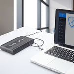 Vỏ ổ cứng ngoài SATA 3.5 inch, hỗ trợ USB 2.0, SATA với nguồn 2.0A, SATA với nguồn 1.5A