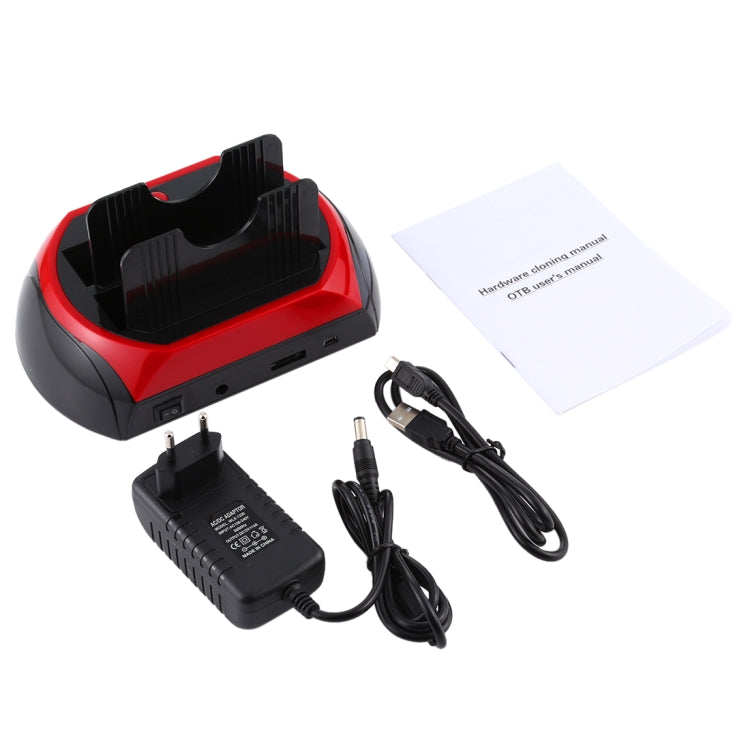 Dock trạm đa năng 1 trong 1 cho ổ cứng SATA/IDE 2.5 inch và 3.5 inch với đầu đọc thẻ & hub