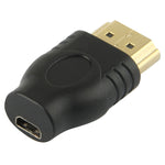 Bộ chuyển đổi HDMI 19 chân đực mạ vàng sang Micro HDMI cái, HDMI đực sang Micro HDMI cái