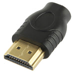 Bộ chuyển đổi HDMI 19 chân đực mạ vàng sang Micro HDMI cái, HDMI đực sang Micro HDMI cái