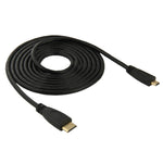 Cáp chuyển đổi Mini HDMI đực sang Micro HDMI đực dài 1.8m, Mini HDMI đực, chiều dài: 1.8m