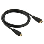 Cáp chuyển đổi Mini HDMI đực sang Micro HDMI đực dài 1m, Mini HDMI đực, chiều dài: 1m