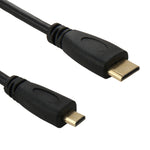 Cáp chuyển đổi Mini HDMI đực sang Micro HDMI đực dài 1m, Mini HDMI đực, chiều dài: 1m