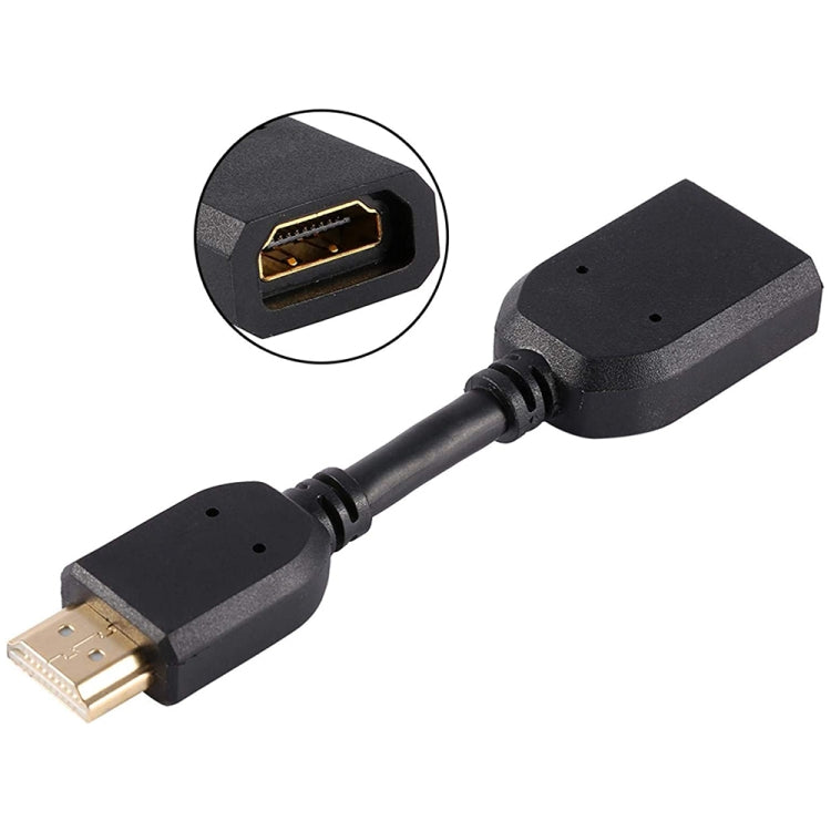 Cáp chuyển đổi HDMI 19 chân đực 10cm sang HDMI 19 chân cái (AM-AF), HDMI AM sang AF