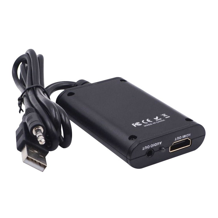 Cáp USB 2.0 sang HDMI HD cho HDTV, hỗ trợ Full HD 1080P, USB 2.0