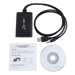 Cáp USB 2.0 sang HDMI HD cho HDTV, hỗ trợ Full HD 1080P, USB 2.0