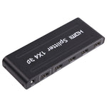Bộ chia HDMI 1x4 1080P, phiên bản 1.4, phích cắm EU, HDMI 1x4 V1.3