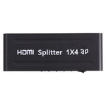 Bộ chia HDMI 1x4 1080P, phiên bản 1.4, phích cắm EU, HDMI 1x4 V1.3