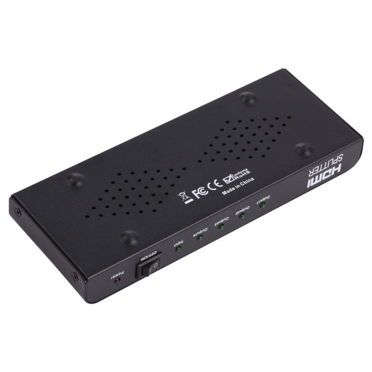 Bộ chia HDMI 1x4 1080P, phiên bản 1.4, phích cắm EU, HDMI 1x4 V1.3