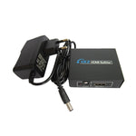 Bộ khuếch đại chia Mini HDMI 1x2 V1.4, hỗ trợ 3D & Full HD 1080P, V1.4