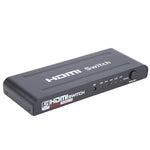 Bộ chuyển HDMI 5 cổng Full HD 1080P với điều khiển từ xa & đèn LED báo, có đèn LED báo