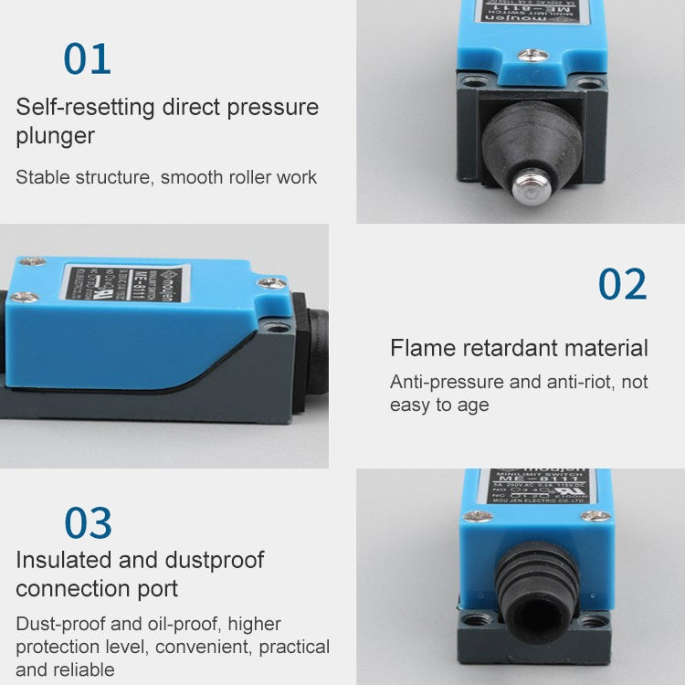Công tắc giới hạn mini loại chốt tự đặt lại ME-8111