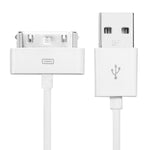 Cáp USB Cho iPhone 4 & 4S, iPhone 3GS/3G, iPad 2, iPod Touch, Dài 1m (Có Bao Bì)