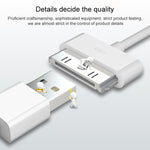 Cáp đồng bộ dữ liệu 30 Pin dài 2m cho iPhone 4 & 4S, iPhone 3GS / 3G, iPad 3 / iPad 2 / iPad