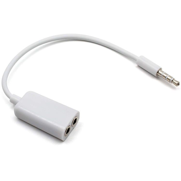 Dây cáp âm thanh Aux 3.5mm sang bộ chia 2 đầu cái, Tương thích với điện thoại, máy tính bảng, tai nghe, máy nghe nhạc MP3, dàn âm thanh xe hơi/nhà & nhiều hơn nữa