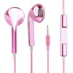 Tai nghe điều khiển dây mạ điện 3.5mm Stereo cho điện thoại Android / PC / Máy nghe nhạc MP3 / Laptop