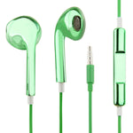 Tai nghe điều khiển dây mạ điện 3.5mm Stereo cho điện thoại Android / PC / Máy nghe nhạc MP3 / Laptop