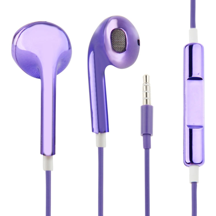 Tai nghe điều khiển dây mạ điện 3.5mm Stereo cho điện thoại Android / PC / Máy nghe nhạc MP3 / Laptop