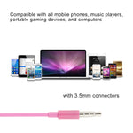 Tai nghe điều khiển dây mạ điện 3.5mm Stereo cho điện thoại Android / PC / Máy nghe nhạc MP3 / Laptop