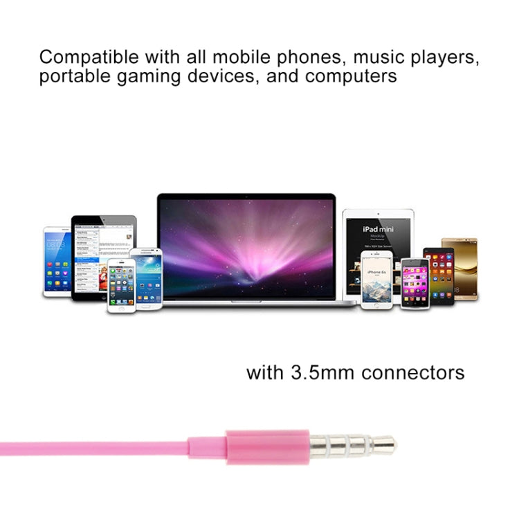Tai nghe điều khiển dây mạ điện 3.5mm Stereo cho điện thoại Android / PC / Máy nghe nhạc MP3 / Laptop