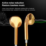 Tai nghe điều khiển dây mạ điện 3.5mm Stereo cho điện thoại Android / PC / Máy nghe nhạc MP3 / Laptop