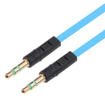 Cáp tai nghe kiểu mì 3.5mm cho iPhone 5 / iPhone 4 & 4S / 3GS / 3G / iPad 4 / iPad mini / mini 2 Retina / iPad mới / iPad 2 / iTouch / MP3, Chiều dài: 1m