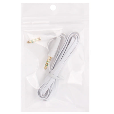 Cáp tai nghe kiểu mì 3.5mm cho iPhone 5 / iPhone 4 & 4S / 3GS / 3G / iPad 4 / iPad mini / mini 2 Retina / iPad mới / iPad 2 / iTouch / MP3, Chiều dài: 1m