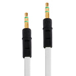 Cáp tai nghe kiểu mì 3.5mm cho iPhone 5 / iPhone 4 & 4S / 3GS / 3G / iPad 4 / iPad mini / mini 2 Retina / iPad mới / iPad 2 / iTouch / MP3, Chiều dài: 1m