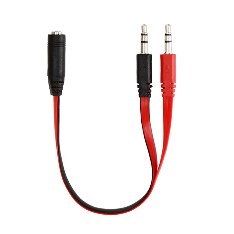 Cáp micro + tai nghe jack 3.5mm kiểu mì cho PC / laptop, chiều dài: 22cm