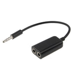 Cáp âm thanh stereo Aux 3.5mm đực sang 2 cái chia, tương thích với điện thoại, máy tính bảng, tai nghe, máy nghe nhạc MP3, dàn âm thanh xe hơi/nhà & nhiều hơn
