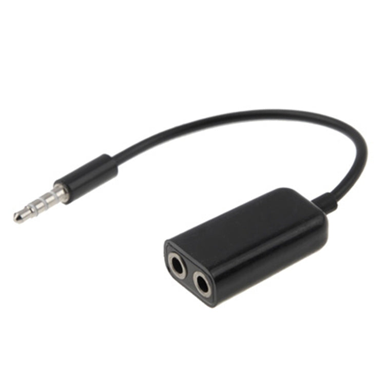 Cáp âm thanh stereo Aux 3.5mm đực sang 2 cái chia, tương thích với điện thoại, máy tính bảng, tai nghe, máy nghe nhạc MP3, dàn âm thanh xe hơi/nhà & nhiều hơn