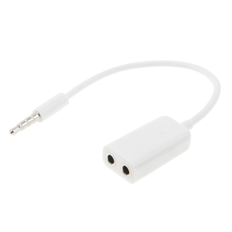 Cáp âm thanh stereo Aux 3.5mm đực sang 2 cái chia, tương thích với điện thoại, máy tính bảng, tai nghe, máy nghe nhạc MP3, dàn âm thanh xe hơi/nhà & nhiều hơn