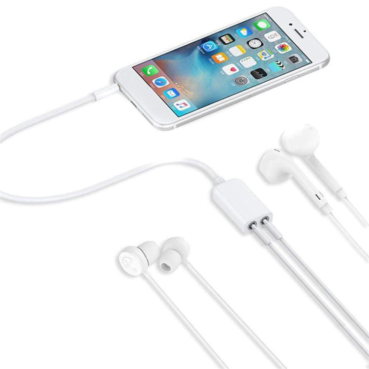 Cáp âm thanh stereo Aux 3.5mm đực sang 2 cái chia, tương thích với điện thoại, máy tính bảng, tai nghe, máy nghe nhạc MP3, dàn âm thanh xe hơi/nhà & nhiều hơn