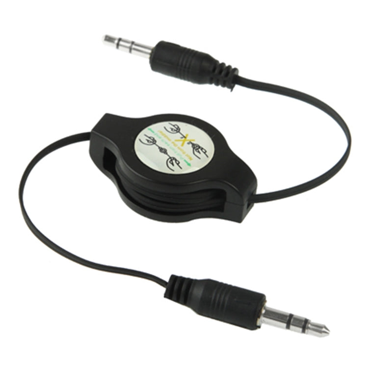 Cáp âm thanh Aux 3.5mm rút gọn, Tương thích với Điện thoại, Máy tính bảng, Tai nghe, Máy nghe nhạc MP3, Dàn âm thanh xe hơi/nhà & nhiều hơn nữa, Chiều dài: 11cm đến 80cm