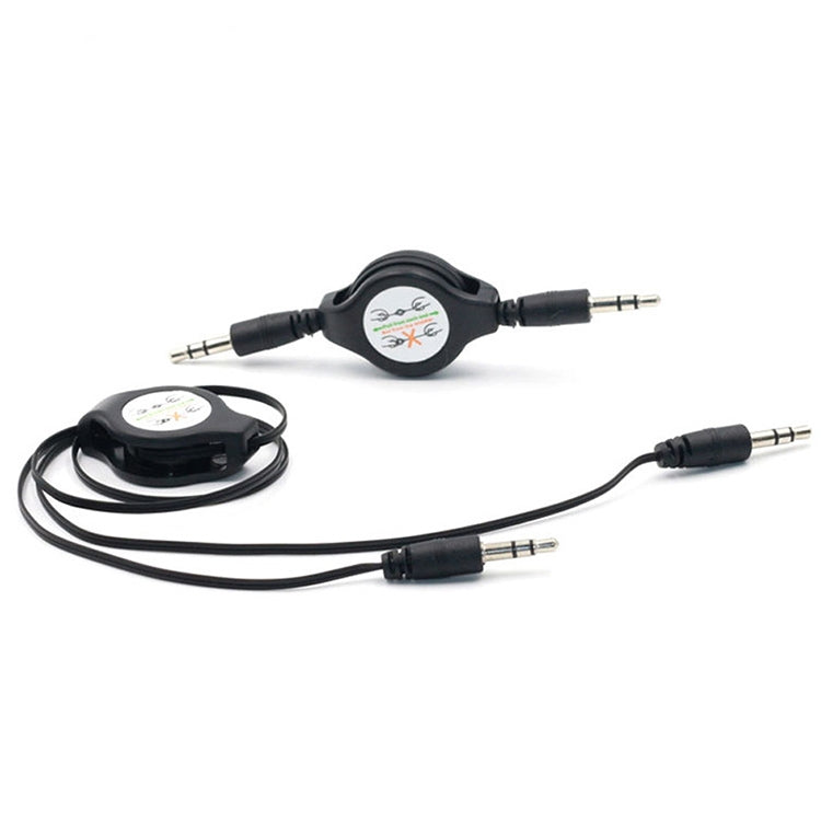 Cáp âm thanh Aux 3.5mm rút gọn, Tương thích với Điện thoại, Máy tính bảng, Tai nghe, Máy nghe nhạc MP3, Dàn âm thanh xe hơi/nhà & nhiều hơn nữa, Chiều dài: 11cm đến 80cm
