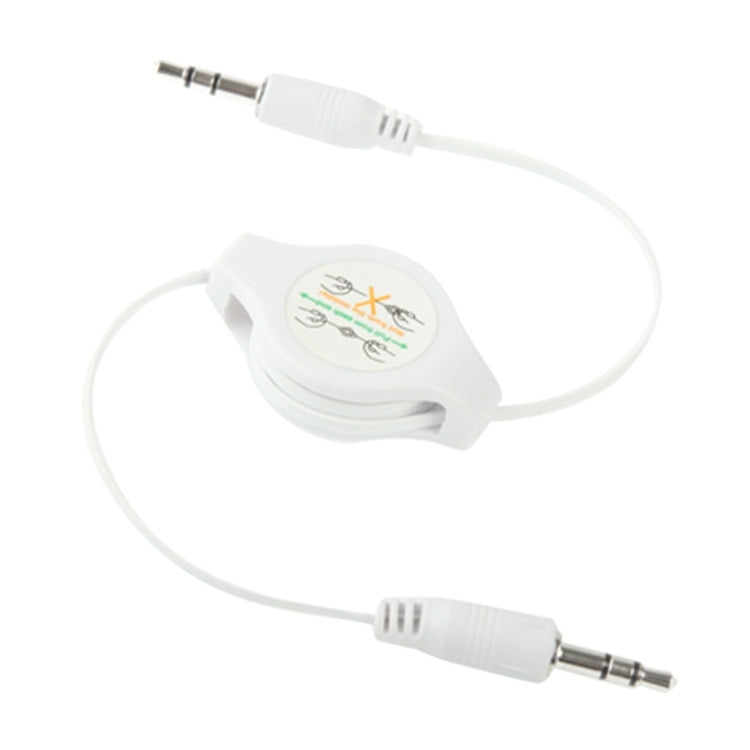 Cáp âm thanh Aux 3.5mm rút gọn, Tương thích với Điện thoại, Máy tính bảng, Tai nghe, Máy nghe nhạc MP3, Dàn âm thanh xe hơi/nhà & nhiều hơn nữa, Chiều dài: 11cm đến 80cm