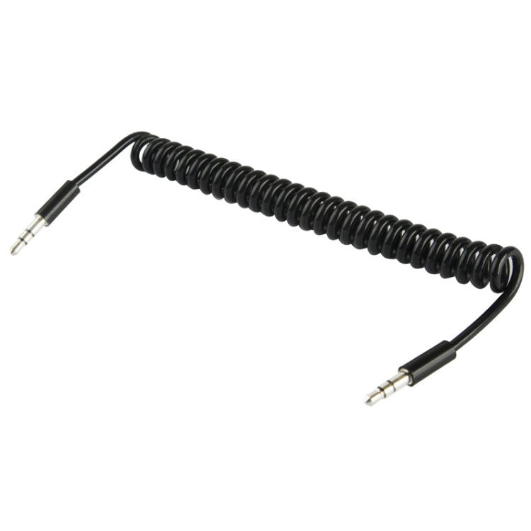 Cáp Aux 3.5mm cuộn lò xo, Tương thích với Điện thoại, Máy tính bảng, Tai nghe, Máy nghe nhạc MP3, Dàn âm thanh xe hơi/nhà & nhiều hơn nữa, Chiều dài: 20cm đến 80cm