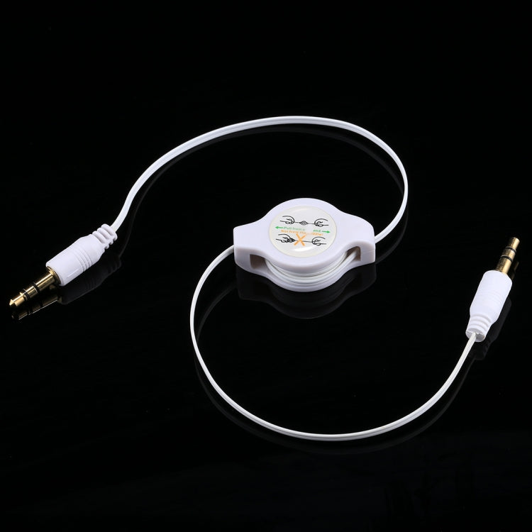 Cáp âm thanh Aux 3.5mm đực sang đực rút gọn, Tương thích với Điện thoại, Máy tính bảng, Tai nghe, Máy nghe nhạc MP3, Dàn âm thanh xe hơi/nhà & nhiều hơn nữa, Chiều dài: 11cm đến 80cm
