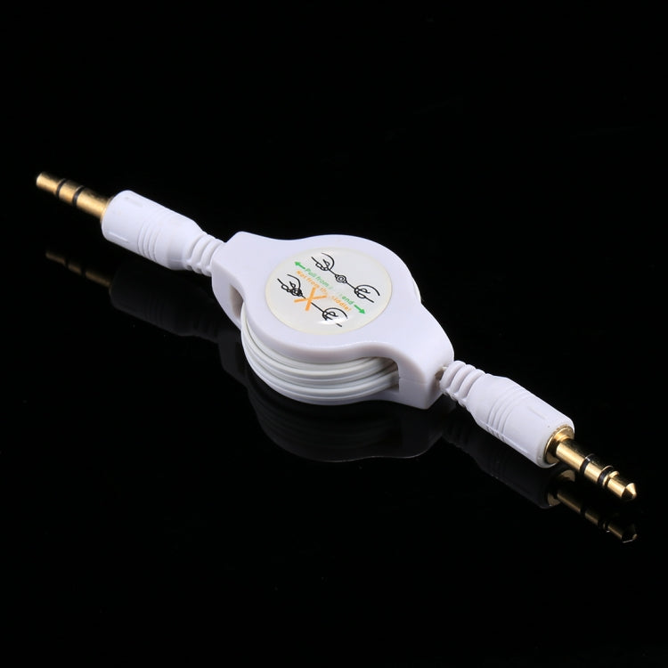 Cáp âm thanh Aux 3.5mm đực sang đực rút gọn, Tương thích với Điện thoại, Máy tính bảng, Tai nghe, Máy nghe nhạc MP3, Dàn âm thanh xe hơi/nhà & nhiều hơn nữa, Chiều dài: 11cm đến 80cm