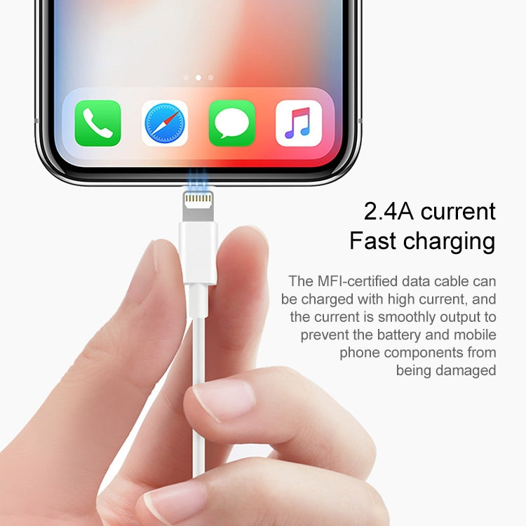 Cáp đồng bộ dữ liệu sạc USB sang 8 Pin, chiều dài cáp: 1m, 3m