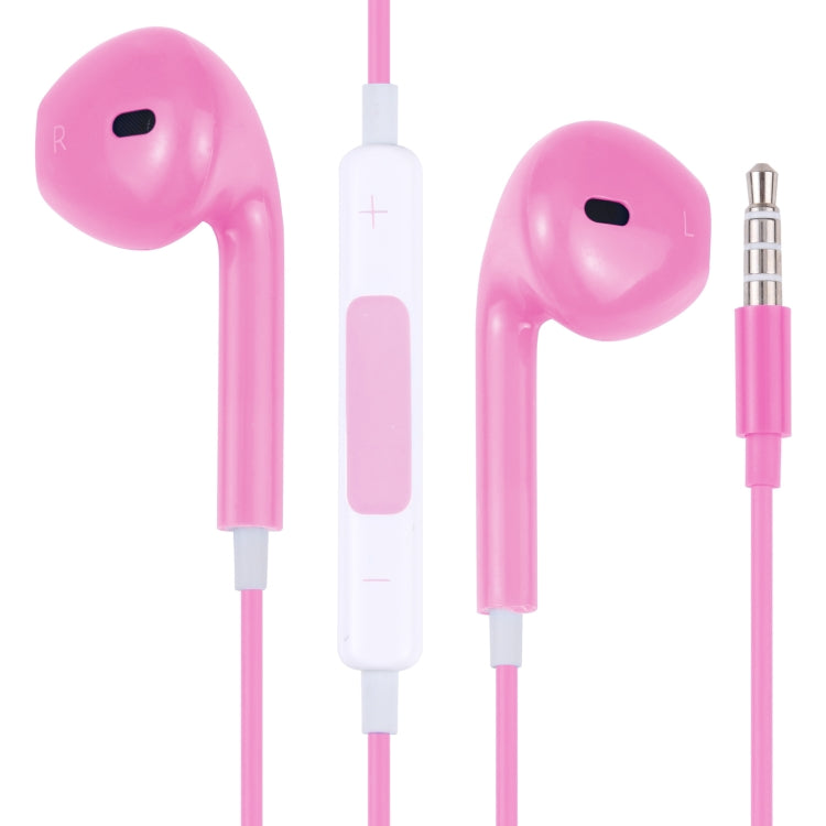 Tai nghe EarPods có dây với điều khiển và mic, màu trắng, vàng hồng, đỏ, xanh dương, đen, xanh lá, cam, hồng đậm