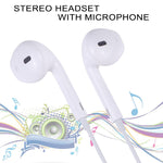 Tai nghe EarPods có dây với điều khiển và mic, màu trắng, vàng hồng, đỏ, xanh dương, đen, xanh lá, cam, hồng đậm