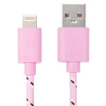 Cáp sạc truyền dữ liệu USB kiểu lưới nylon 1m cho iPhone, iPad, tương thích đến iOS 15.5