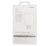 Cáp đồng bộ sạc + sạc du lịch phích cắm Mỹ cho iPad, iPhone, Galaxy, Huawei, Xiaomi, LG, HTC và các điện thoại thông minh khác, thiết bị sạc lại, phích cắm Mỹ